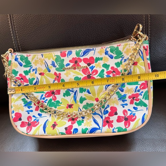 Nanette Lepore! Floral Shoulder Bag w/Chain- Tatianna Print - Picture 5 of 7